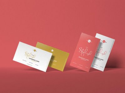 商务名片展示模板，psd源文件模板