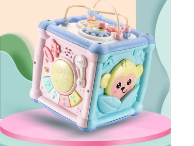 可爱萌趣儿童手拍鼓益智玩具详情页设计模板