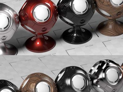 c4d车漆金属材质球材质下载 c4d材质