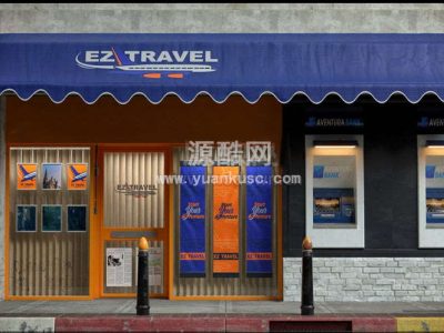 国外Kitbash3D-Storefronts店面街道店铺门店模型完整版全套（含Octane贴图）