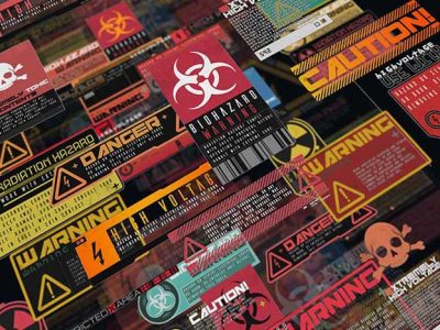74张赛博朋克危险标志贴花贴图-源酷网