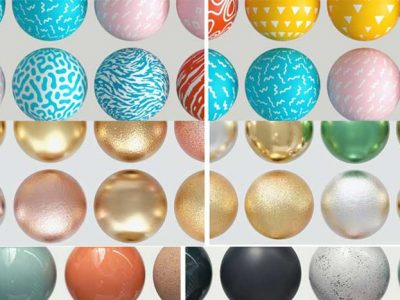 GSG灰猩猩现代表面材质贴图【非预设】各大渲染器可使用，不受版本限制