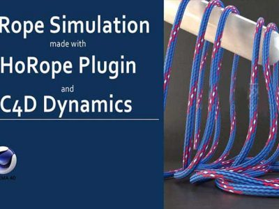 汉化版-动态绳索插件HoRope绳子插件鞋带插件中英双语版HoRope