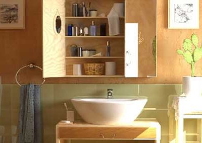 C4D模型-室内模型渲染卫生间洗手间厕所