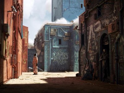 宇航员太空人模型太空科幻人物模型C4D素材