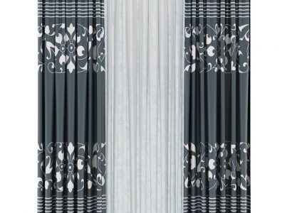 源酷网-窗帘C4D模型45-52