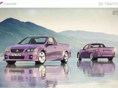 C4D汽车飞机船自行车模型跑车卡车大巴车各种交通工具模型