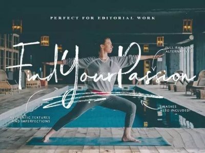 最新整理超高逼格100款手写英文字体，让你的设计作品高大上！