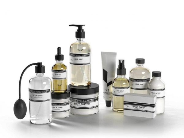 3D模型护肤品器皿C4D素材3D模型打包下载