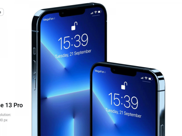 一套有质感的iPhone 13 Pro苹果手机展示样机PSD设计素材模型