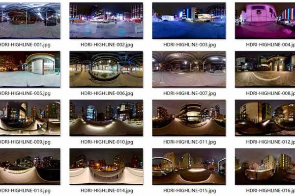 50张TFM高清夜景霓虹灯HDR夜景hdri夜晚hdr