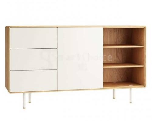 C4D室内家具柜子模型矮柜鞋柜3D模型下载