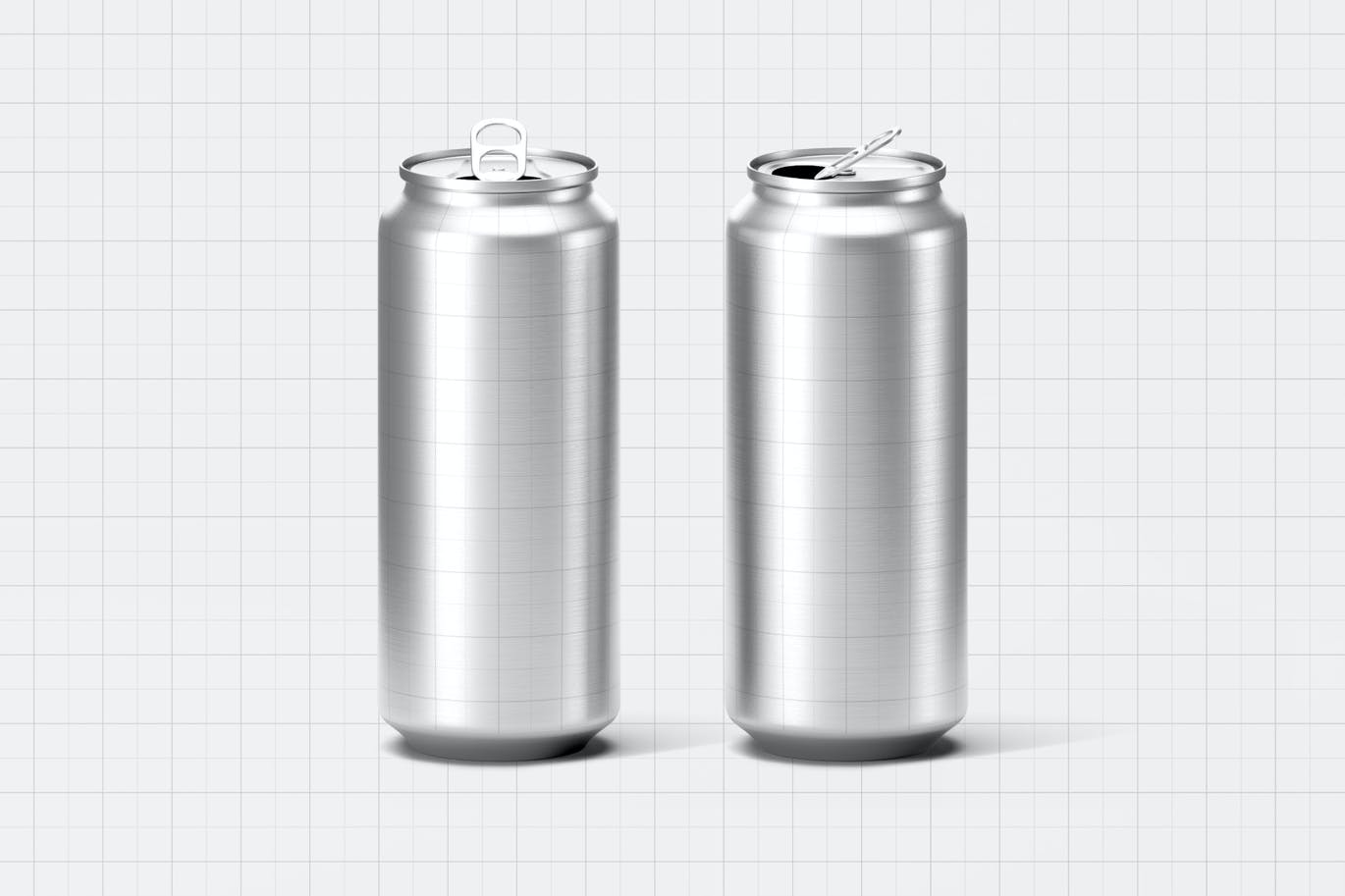 饮料、啤酒包装易拉罐PSD样机设计素材下载