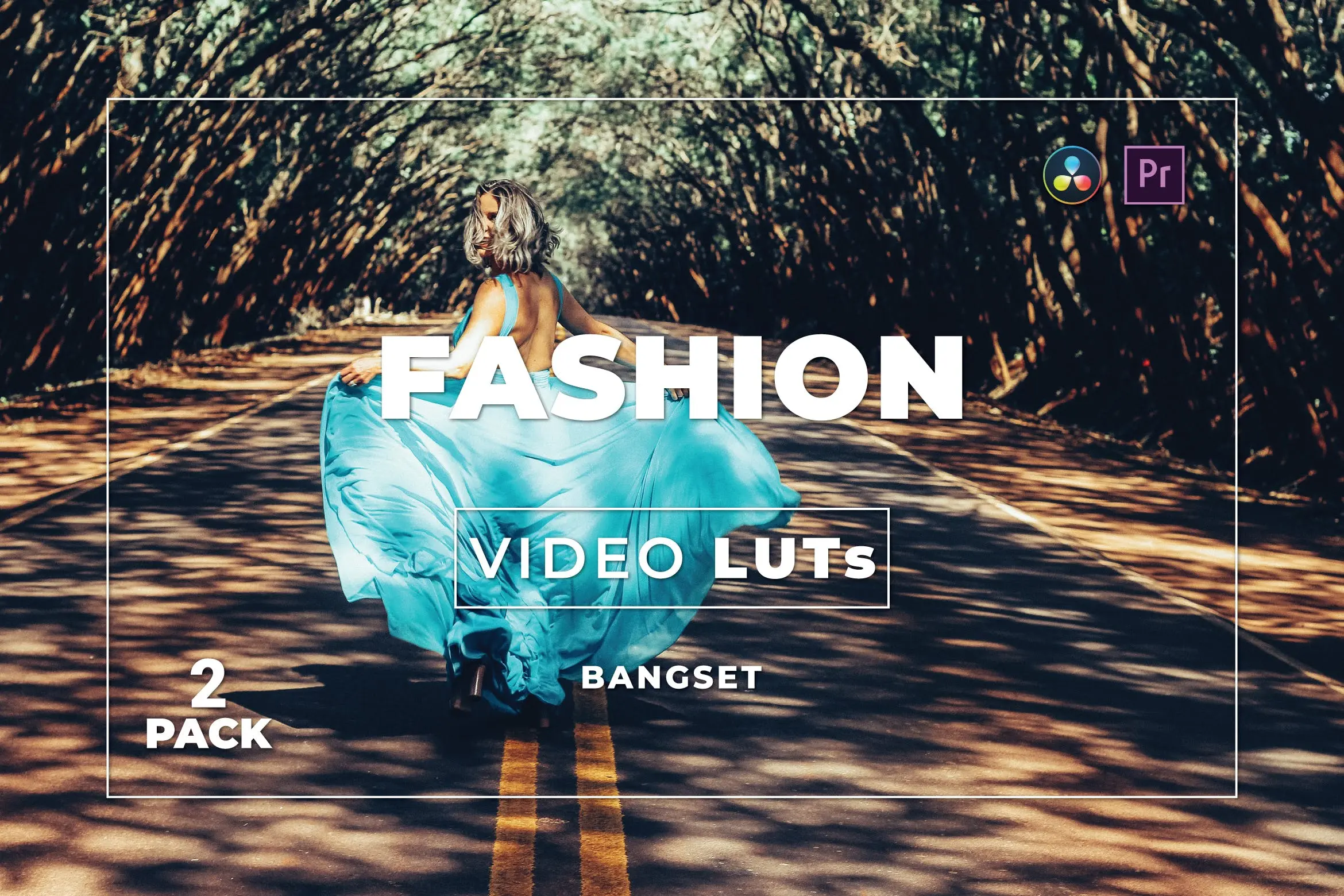 时尚模特照片/视频后期调色LUT预设包v2 Bangset Fashion Pack 2 Video LUTs