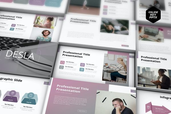 居家工作PPT/Keynote/谷歌幻灯片三合一办公模板下载