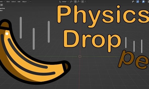 Blender插件Physics Dropper v1.1.3 模拟真实掉落效果工具