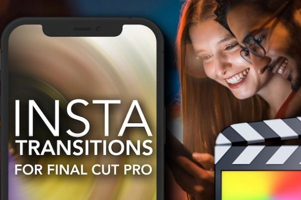 FCPX插件33组常用竖屏运动模糊旋转滚动转场预设