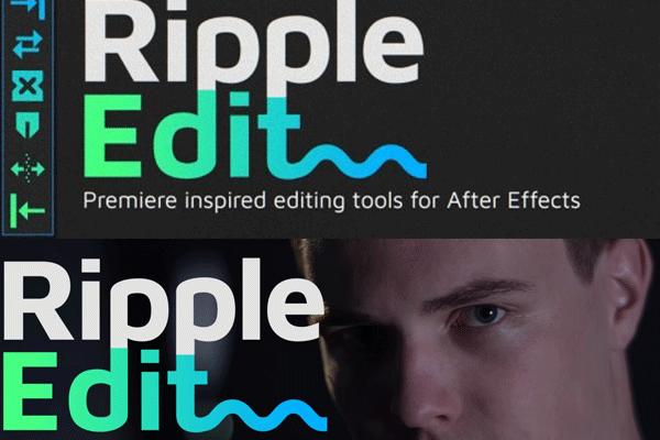 AE脚本|视频波纹编辑涟漪剪辑工具Ripple Edit v1.1.4 Win/Mac