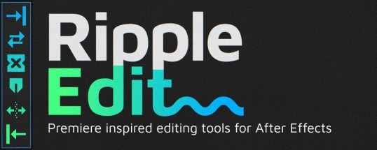 AE脚本|视频波纹编辑涟漪剪辑工具Ripple Edit v1.1.4 Win/Mac