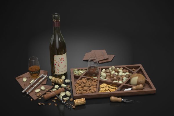 C4D食物模型坚果模型开心果3D模型下载