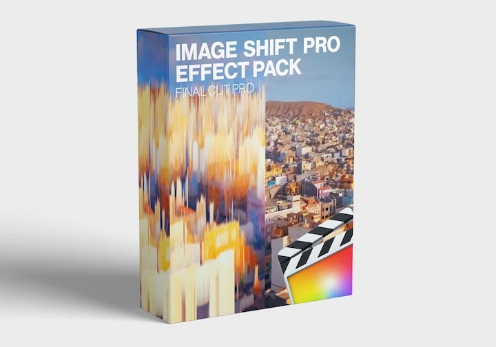 FCPX插件-图像毛刺扭曲效果预设 支持M1 Image Shift Pro Effect