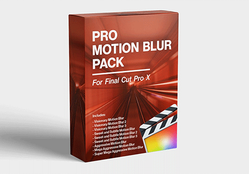 9种动态运动模糊效果预设FCPX插件支持M1 Pro Motion Blur