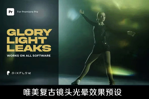 PR模板-唯美复古镜头光晕效果预设 含视频素材