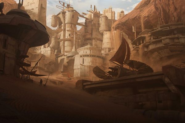 Kitbash3D-Outpost模型古老前哨堡垒基地3D模型合集（含oc贴图）