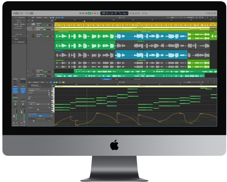 Mac苹果音乐制作/编辑软件-Logic Pro X v10.7.3 英/中文版下载