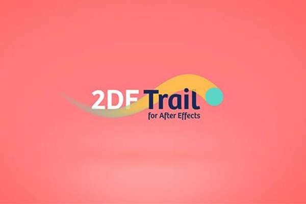 AE脚本-运动拖尾多彩线条轨迹效果MG动画预设