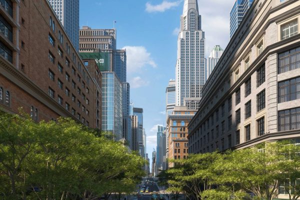 曼哈顿现代建筑3D模型现代城市模型下载kitbash3d manhattan