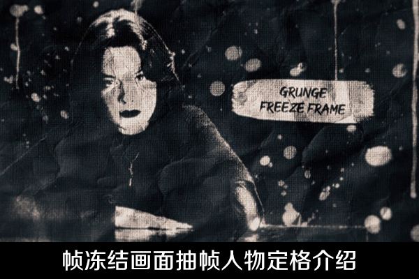 AE模板/PR模板-东接帧画面抽帧人物定格介绍模板