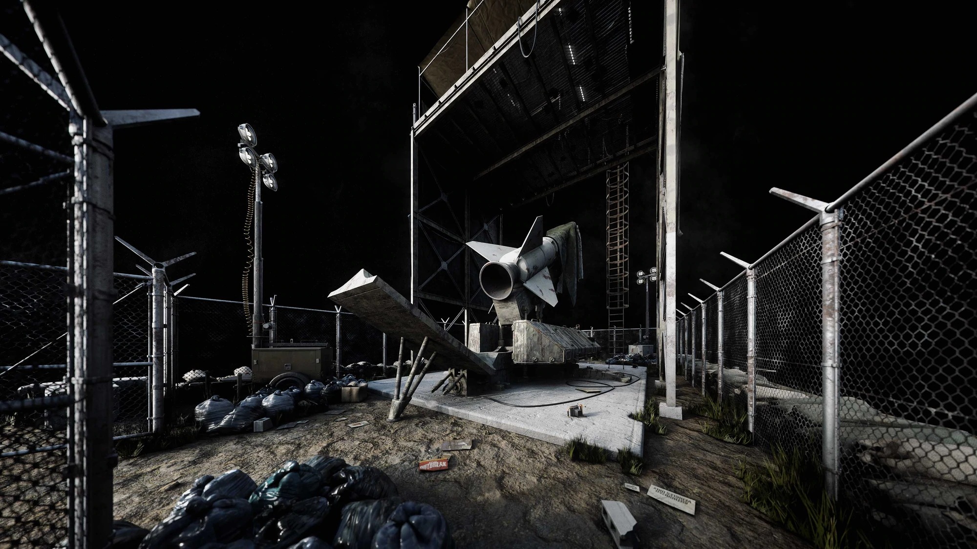 废墟模型补给站模型非军事隔离区3D模型合集Kitbash3D -DMZ