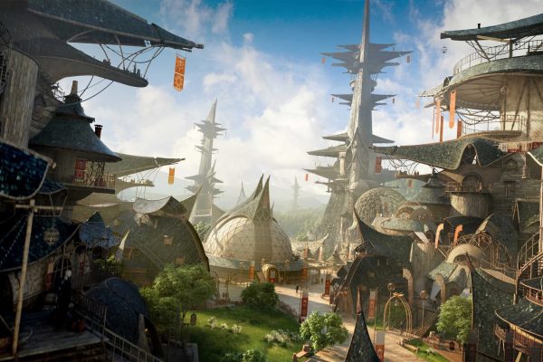 原始部落建筑3D模型老式建筑模型下载Kitbash3d-gaea