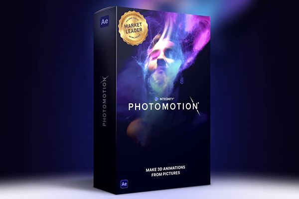 AE模板-静态照片转3D视觉效果三维摄像机透视景深动画特效Photomotion ® – 3D Photo Animator (6 in 1)