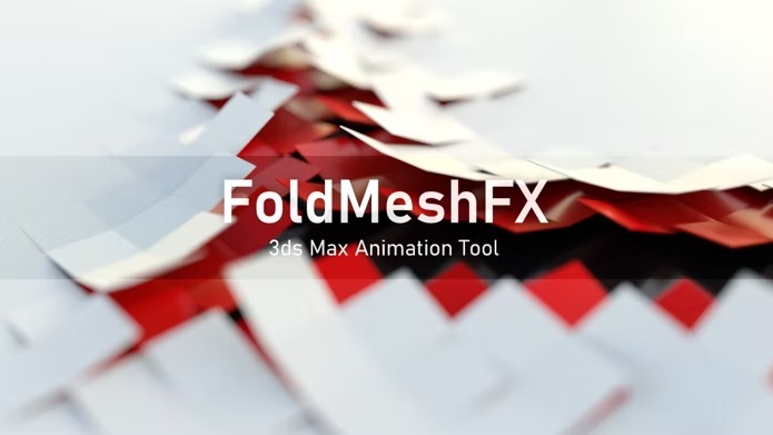 3DS Max插件-三维模型折叠展开卷纸动画插件Bodyulcg FoldMeshFX V1.02