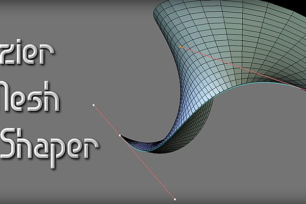 Blender插件-曲线网格变形建模工具Bezier Mesh Shaper v0.9.59