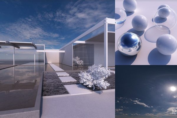 10张晴朗天空高清HDRI环境贴图超高分辨率天空hdr贴图第三季