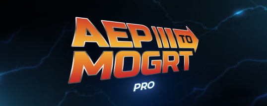 AE脚本-AE工程转换PR运动图形模板预设工具+使用教程Aep to Mogrt Pro v2.1