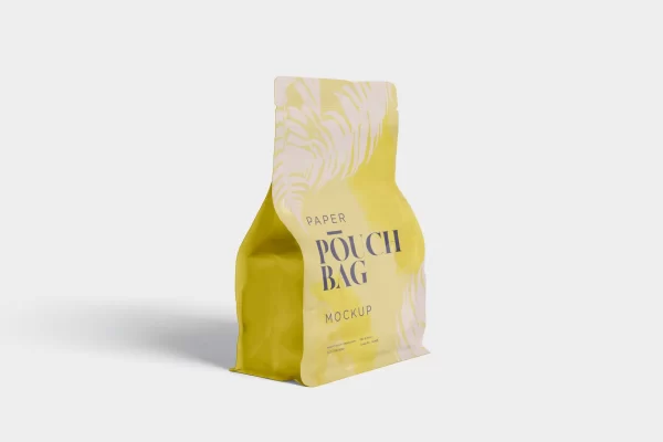 零食包装纸袋/塑料袋设计样机效果图模板下载