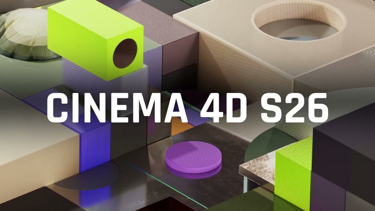 C4D S26三维建模动画模拟渲染软件中文版-Cinema 4D S26 26.013 Win中文/英文版