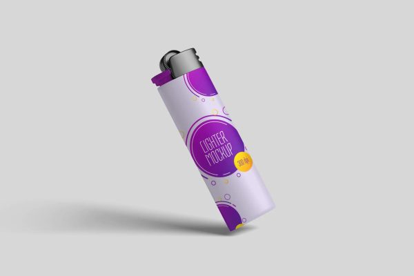 打火机品牌设计展示PSD样机素材