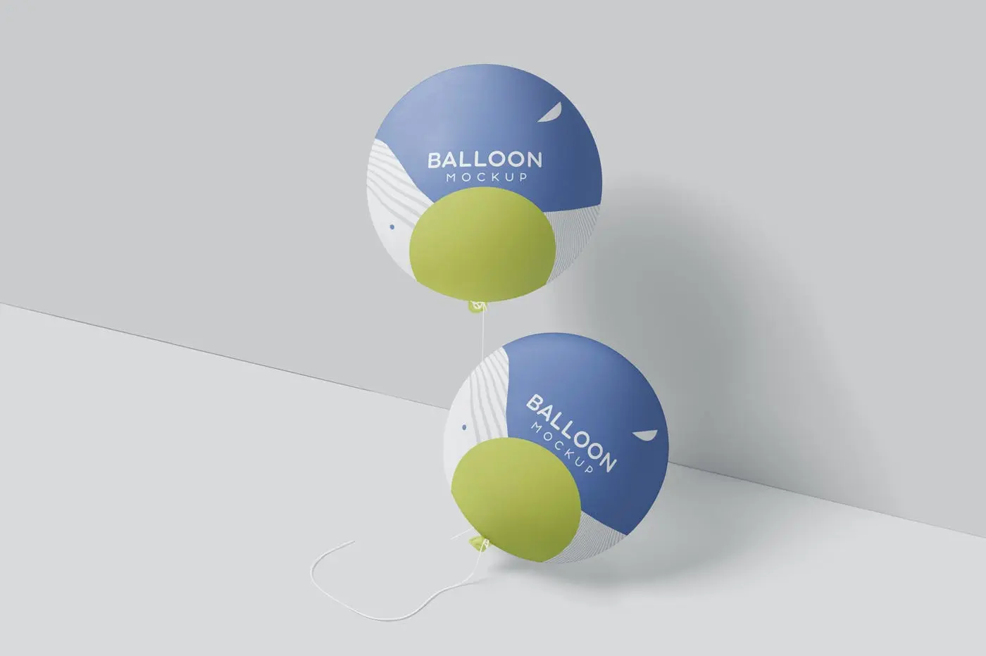 气球外观图案设计展示样机素材