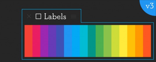 AE脚本-图层标签颜色批量管理工具+使用教程Labels V3.3.2