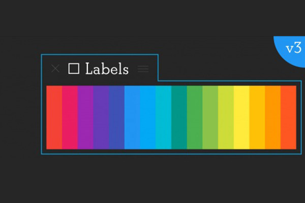 AE脚本-图层标签颜色批量管理工具+使用教程Labels V3.3.2