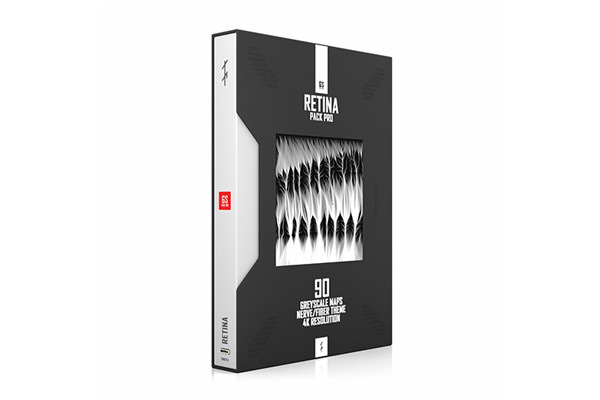 90张神经纤维视网膜贴图Retina Pack Pro