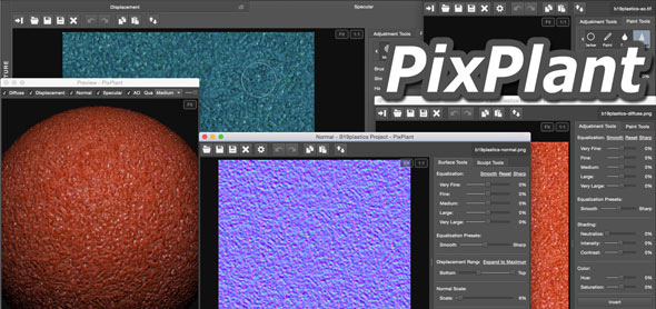 3D无缝贴图纹理制作软件+PS插件PixPlant 5.0.42 Win