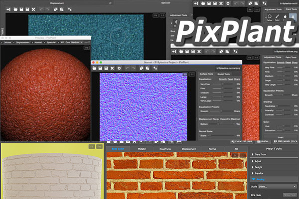 3D无缝贴图纹理制作软件+PS插件PixPlant 5.0.42 Win