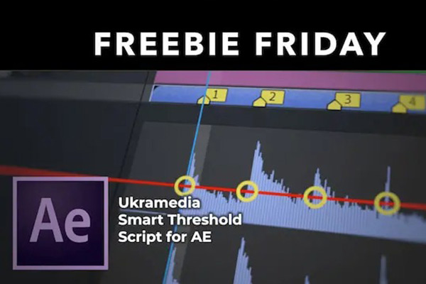 中文汉化版智能阈值音频创建图层标记AE脚本Smart Threshold 1.0
