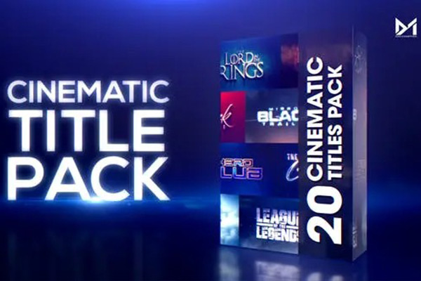 20种震撼大气电影标题预告片开场AE模板